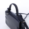 Delvaux Tempête Mini Patent Leather 2Way Crossbody Bags in Navy Blue Secondhand