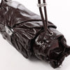 Secondhand Diesel Scrunch-D Leather Shoulder Bag in Burgundy