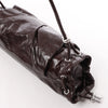 Secondhand Diesel Scrunch-D Leather Shoulder Bag in Burgundy