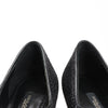 Dolce & Gabbana Cloth x Glitter DG logo Mary Jane Heels Baroque in Black, Size 36 EU Secondhand