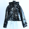 Dondup Glossy Jacket in Black, 42 IT Secondhand