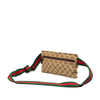 Gucci GG Canvas Web Double Pocket Belt Bag Secondhand