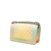 Chanel Small Quilted Caviar Rainbow Boy Flap Secondhand