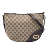 Gucci Medium GG Canvas New Britt Half Moon Crossbody Secondhand