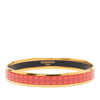 Hermès Narrow Diamond Motif Enamel Bangle 62 Secondhand