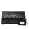 Secondhand Balenciaga Lambskin Motocross Giant 12 Envelope Clutch