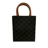 Celine Mini Triomphe Coated Canvas Vertical Cabas Satchel Secondhand