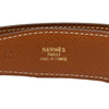 Hermès Box Calf and Courchevel Constance H Reversible Belt Secondhand