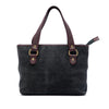 Celine C Macadam Suede Handbag Secondhand