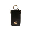 Dolce & Gabbana Calfskin Logo Plaque Strapped Wallet Secondhand