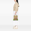 Prada Cinghiale Trimmed Canvas Canapa Tote Secondhand
