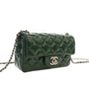 Chanel Extra Mini Rectangular Classic Patent Single Flap Secondhand