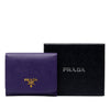 Prada Saffiano Trifold Wallet Secondhand
