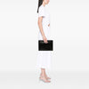 Saint Laurent Croc Embossed Leather Tiny Monogram Zipped Tablet Holder Secondhand