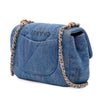 Chanel Mini Rectangular Quilted Denim Mood Flap Secondhand