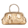 Prada Metallic Vitello Daino Frame Handbag Secondhand