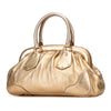 Prada Metallic Vitello Daino Frame Handbag Secondhand