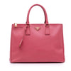 Secondhand Prada Large Saffiano Lux Galleria Double Zip Satchel