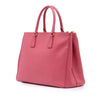 Secondhand Prada Large Saffiano Lux Galleria Double Zip Satchel