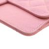Chanel CC Quilted Iridescent Caviar Flap Zip Wristlet Pouch Secondhand