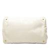 Prada Large Denim Canapa Logo Satchel Secondhand
