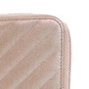 Chanel CC Chevron Iridescent Caviar Zip Around Wallet Secondhand