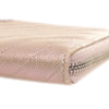Chanel CC Chevron Iridescent Caviar Zip Around Wallet Secondhand