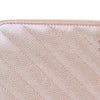 Chanel CC Chevron Iridescent Caviar Zip Around Wallet Secondhand