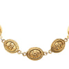 Secondhand Chanel CC Gold Plated Oval Medallion Chain Necklace