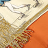 Secondhand Hermès Les Plaisirs du Froid Silk Scarf 90