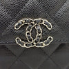Chanel Caviar Coco First Flap Phone Holder with Chain Secondhand