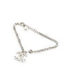 Chanel Silver CC Rhinestones Charms Bracelet Secondhand