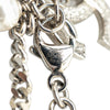 Chanel Silver CC Rhinestones Charms Bracelet Secondhand