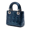 Dior Mini Metallic Calfskin Cannage Lady Dior Secondhand