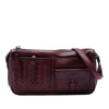 Bottega Veneta Intrecciato Trimmed Multi Pocket Leather Shoulder Bag Secondhand