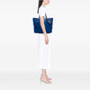Secondhand Prada Saffiano Trimmed Tessuto Tote