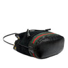 Gucci Small Suede Web Ophidia Bucket Bag Secondhand