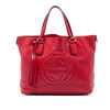 Gucci Large Leather Soho Working Tote Secondhand