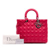 Dior Large Lambskin Cannage Lady Dior Secondhand