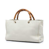 Gucci Medium Calfskin Bamboo Shopper Satchel Secondhand