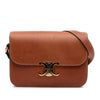 Celine Classique Natural Calfskin Triomphe Crossbody Secondhand
