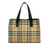 Burberry House Check Coated Canvas Tote Secondhand