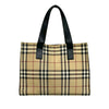 Burberry House Check Coated Canvas Tote Secondhand