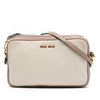 Miu Miu Bicolor Madras Double Zip Camera Bag Secondhand