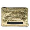 Chanel Metallic Crinkled Calfskin Feministe Mais Feminine Pouch Secondhand