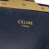 Secondhand Celine Teen Embroidered Canvas and Calfskin Triomphe Crossbody
