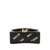 Balenciaga Suede Allover Logo Strass Hourglass Top Handle Bag XS Secondhand