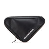 Secondhand Balenciaga Medium Leather Triangle Clutch