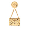 Chanel CC Gold Plated Quilted Bag Brooch Secondhand