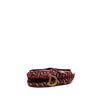 Dior Oblique Velvet Embroidered Saddle Bag Secondhand